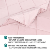 PetAmi Baby Pink Cooling Tech Blanket