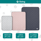 PetAmi Beige Waterproof Anti Slip Cooling Tech Mat
