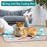 PetAmi Dusty Blue Waterproof Anti Slip Cooling Tech Mat
