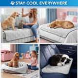 PetAmi Grey Waterproof Anti Slip Cooling Tech Mat