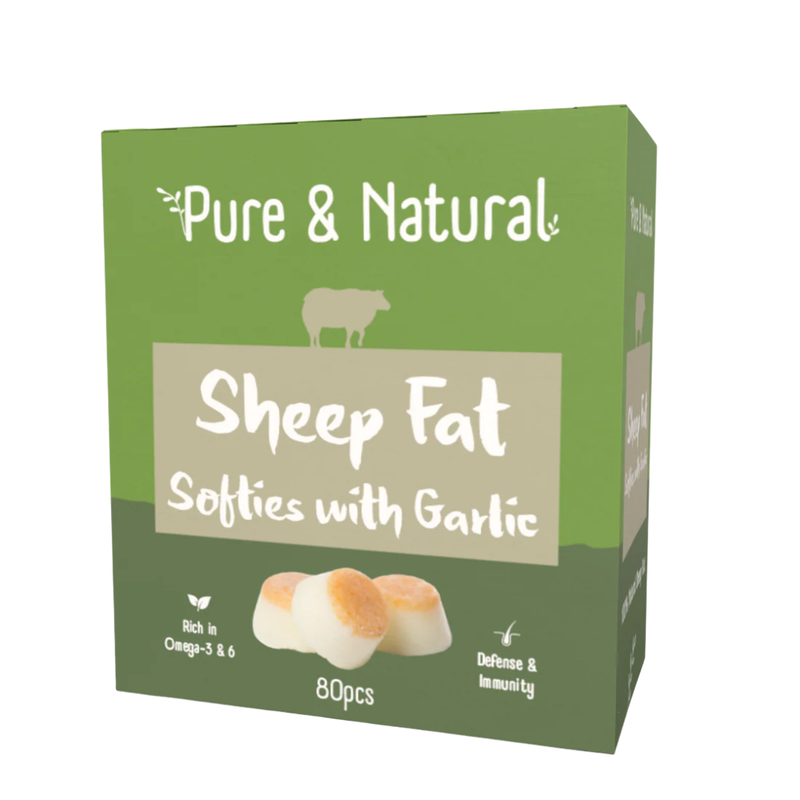 Pure & Natural Sheep Fat Softies with Garlic