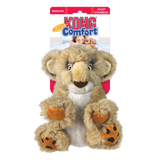 KONG Comfort Kiddos Lion - Soft Plush Toy with Removable Squeaker for Dogs