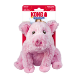 KONG Comfort Kiddos Pig - Soft Plush Toy with Removable Squeaker for Dogs