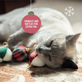 Rosewood Festive Bauble Trio Plush Toy with Catnip for Cats