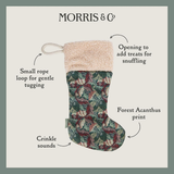 Rosewood Morris & Co Acanthus Christmas Stocking