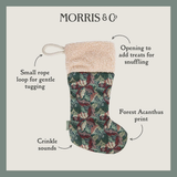 Rosewood Morris & Co Acanthus Christmas Stocking