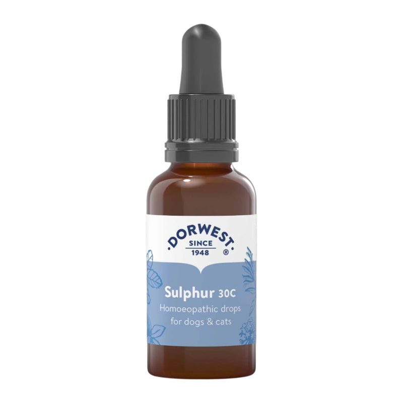 Dorwest Sulphur 30C - Natural Supplement for Itching in Dogs and Cats