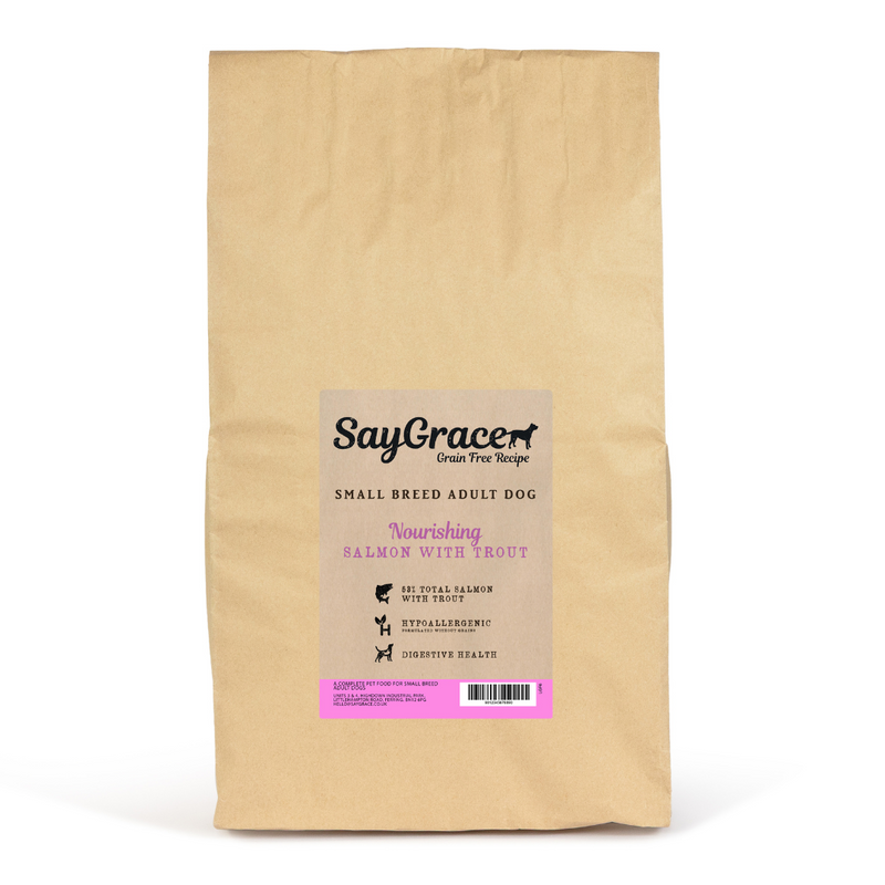 SayGrace Grain-Free Small Breed Nourishing Salmon with Trout Dry Dog Food