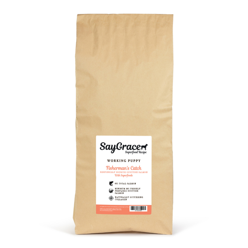 SayGrace Superfood Working Puppy Fisherman's Catch Salmon 