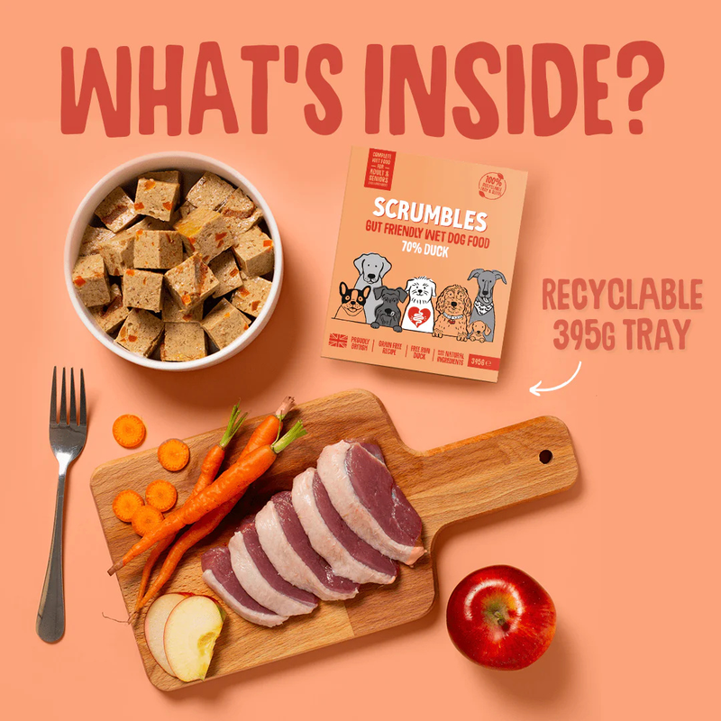 Scrumbles Grain Free Duck: Gentle on Sensitive Stomachs - Brown's ...