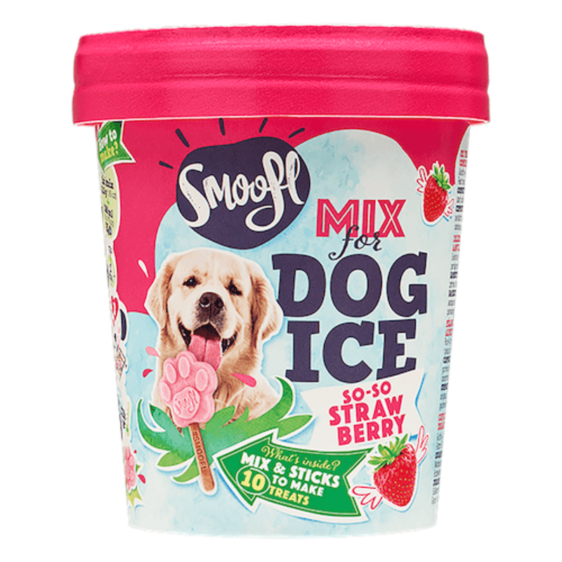 Smoofl Strawberry Dog Ice Cream Mix