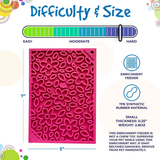SodaPup Flower Power Puzzle Enrichment Lick Mat