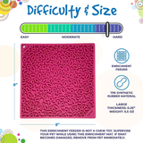 SodaPup Flower Power Puzzle Enrichment Lick Mat