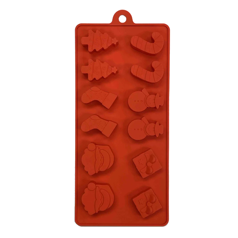 SodaPup Jelly Shots Silicone Mold Christmas Shapes