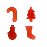 SodaPup Jelly Shots Silicone Mold Christmas Shapes