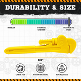 SodaPup Pipe Wrench Nylon Toy for Aggressive Chewers