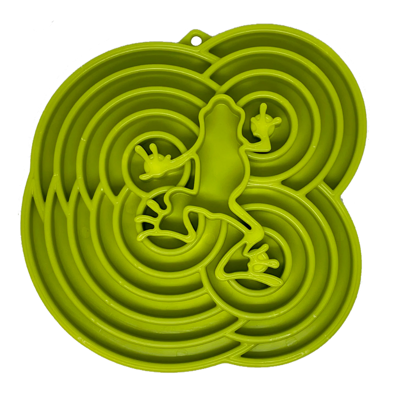 SodaPup Water Frog Slow Feeder Bowl