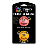 Spunky Pup Fetch & Glow In Dark Ball (Assorted Colours)