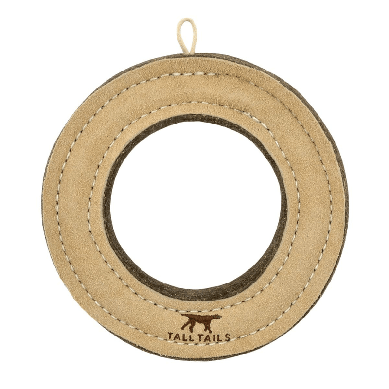 Tall Tails Natural Leather Ring Tug