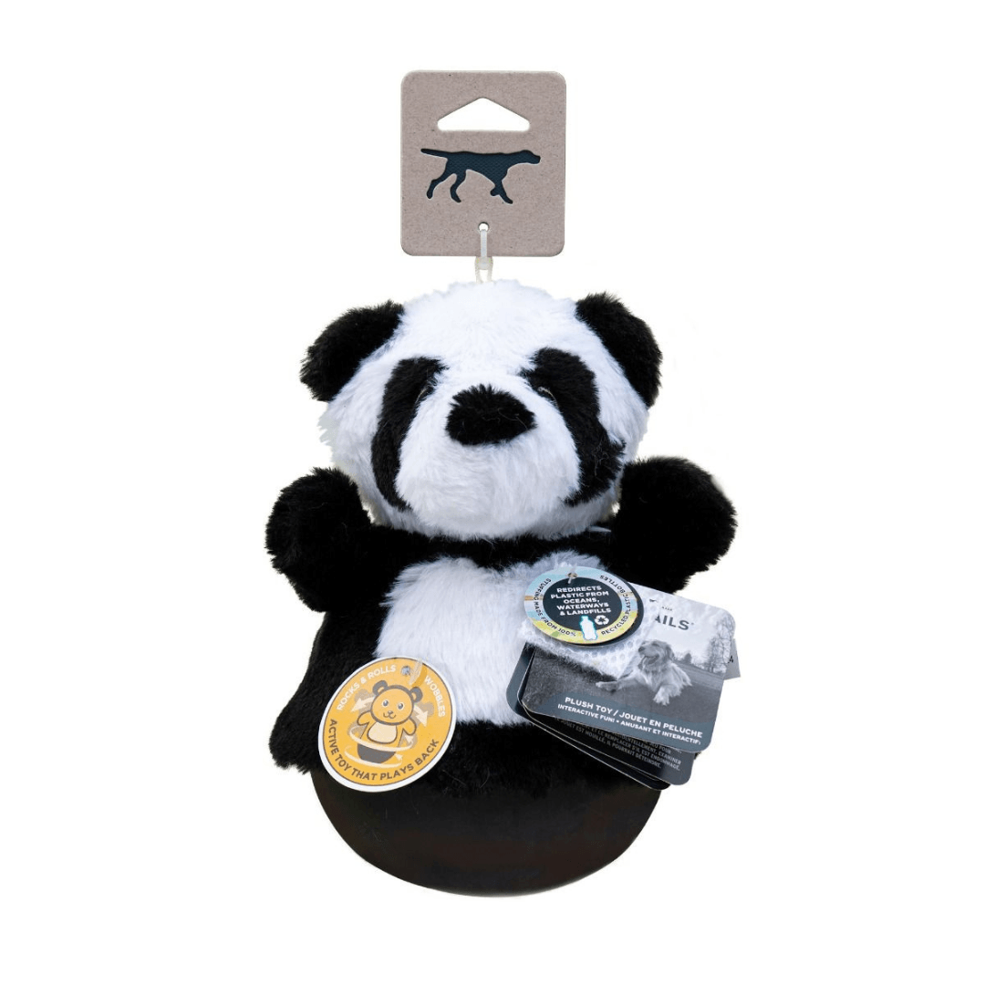 Tall Tails Panda - Roly Poly Toy for Dogs - Brown's Natural Pet Store