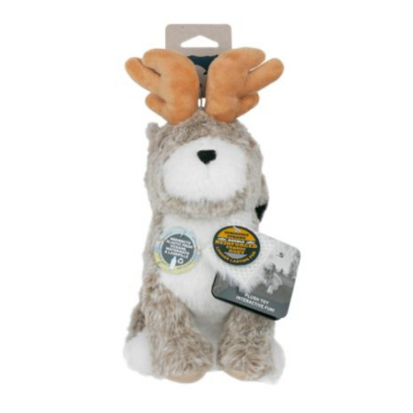 Tall Tails Plush Animated Jackalope - Interactive Soft Toy for Dogs