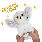 Tall Tails Plush Animated Snow Owl
