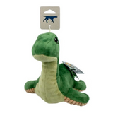 Tall Tails Plush Nessie with Inner Rope Body - Durable, Squeak & Crinkle Toy for Dogs