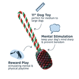 Tall Tails Rubber Pinecone Treat and Tug