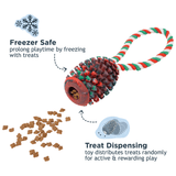 Tall Tails Rubber Pinecone Treat and Tug