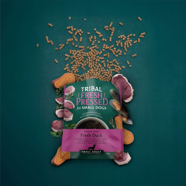 Tribal Grain Free Fresh Cold Pressed Adult Small Breed Duck