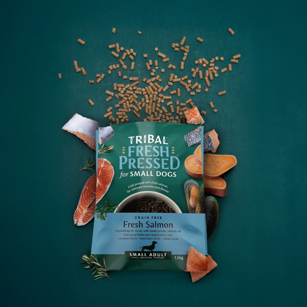 Tribal Grain Free Fresh Cold Pressed Adult Small Breed Salmon