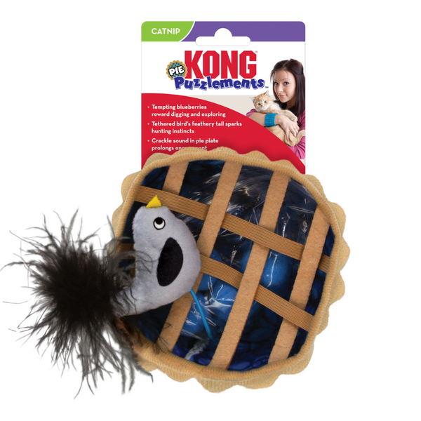 KONG Cat Puzzlements Pie