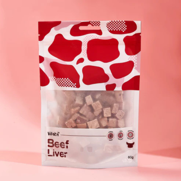 Waita Freeze Dried Beef Liver Cubes