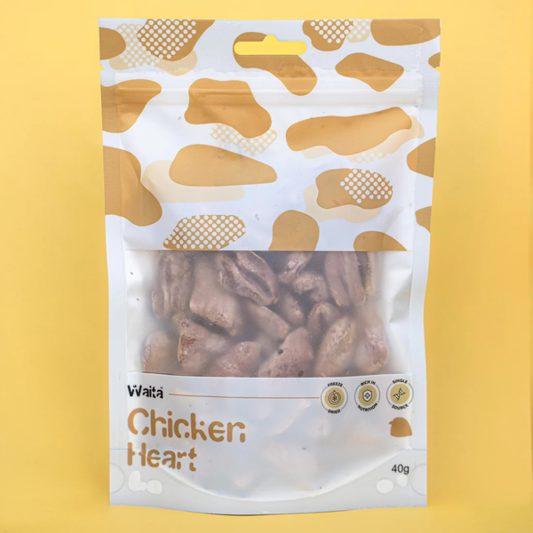 Waita Freeze Dried Chicken Hearts