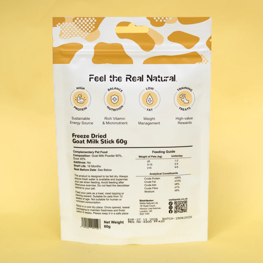 Waita Freeze Dried Goat Milk Stick: Natural Goodness - Brown's Natural ...