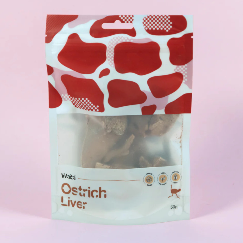 Waita Freeze Dried Ostrich Liver