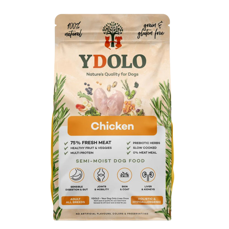 YDOLO Chicken Healthy & Pure Complete Cold Pressed Dog Food
