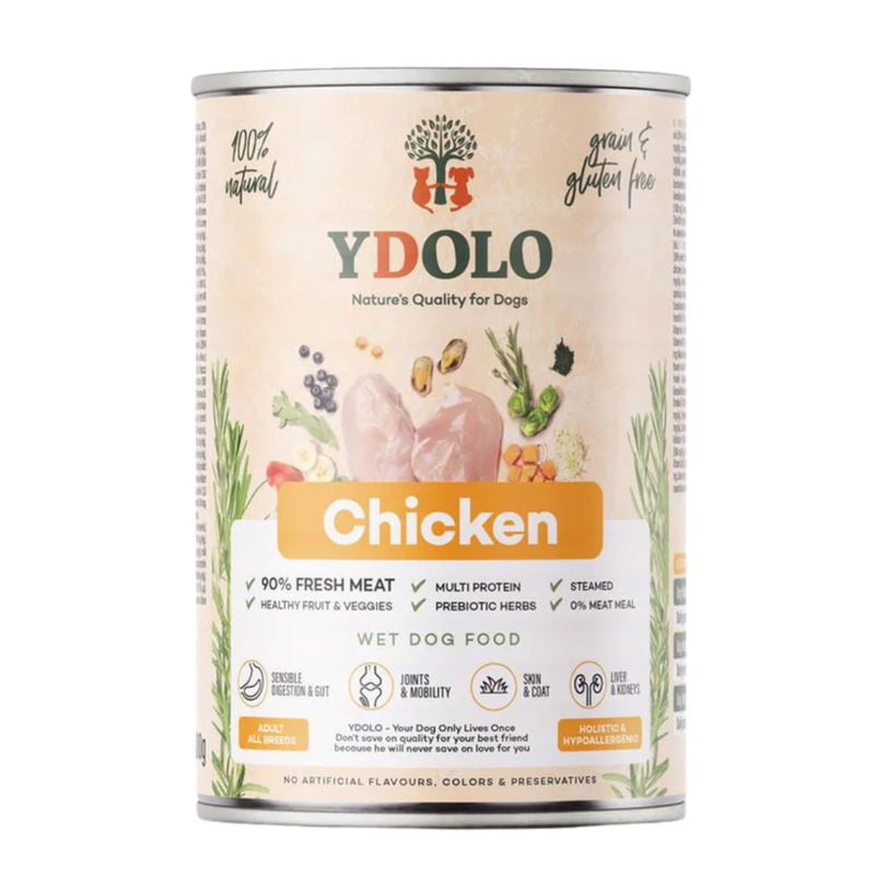 YDOLO Chicken Healthy & Pure Complete Wet Dog Food