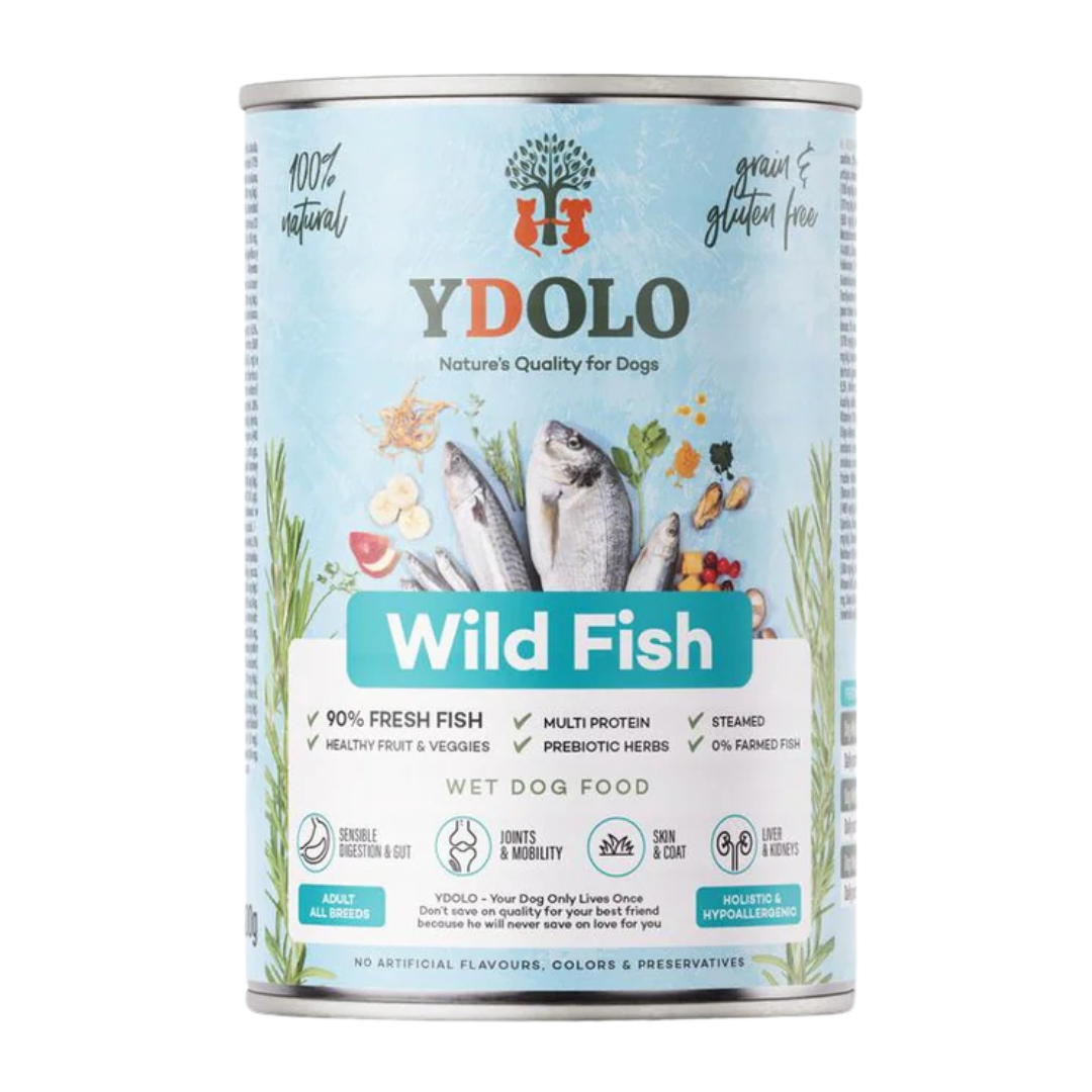 Dog Food With Fish Broth And Figs Reference: Ydolo Wild Fish Healthy Pure Complete Dog Food