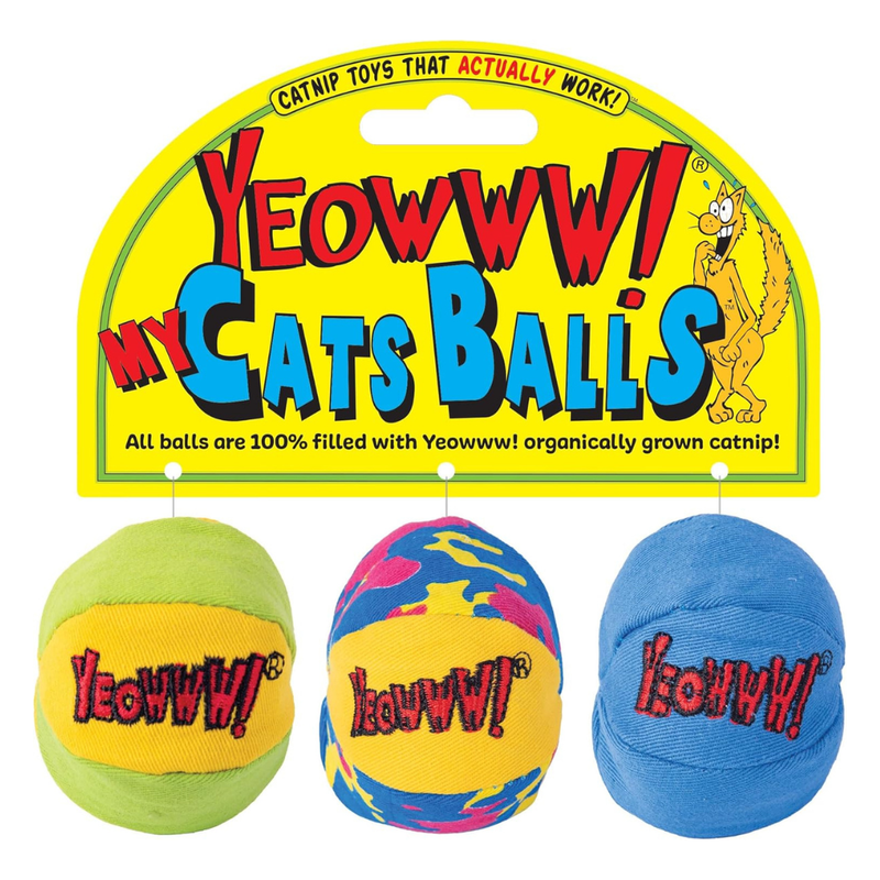 YEOWWW! My Cats Balls 3 Pack