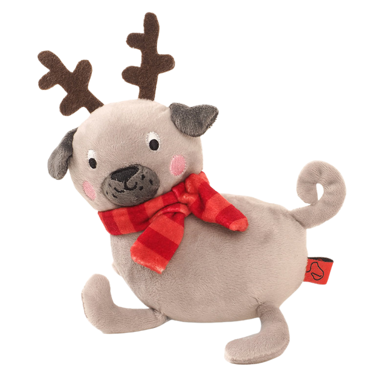 Zoon Festive Percy Pug PlayPal