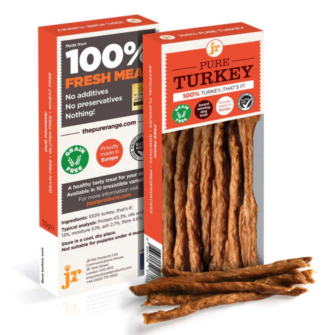 JR Pure Turkey Sticks: Hypoallergenic and Grain-Free – Brown's Natural ...